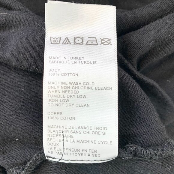 Anthropologie Moth Black Layered Pullover Hoodie size small - Picture 6 of 6